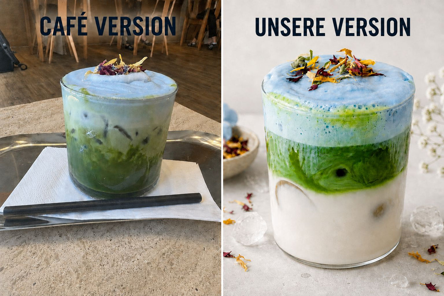 Blue Spirulina Cold Foam Matcha